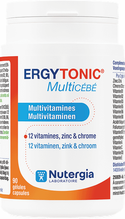 Ergytonic Multicebe Caps 90  -  Laboratoire Nutergia