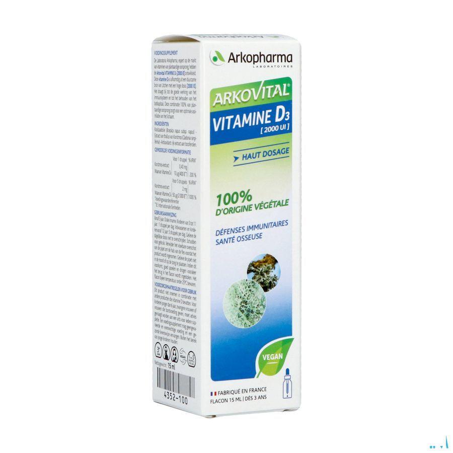 Arkovital Vit D3 & E Vegetales Fl 20ml  -  Arkopharma 