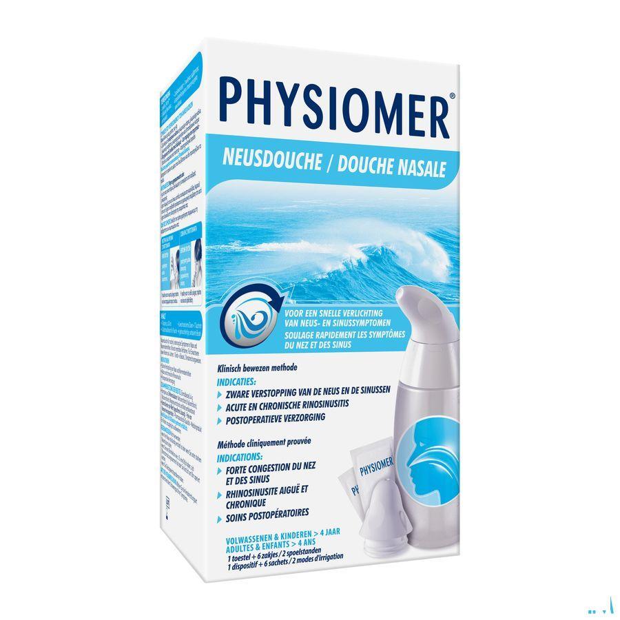 Physiomer Douche Nasal + Sel Mer 6 Sach