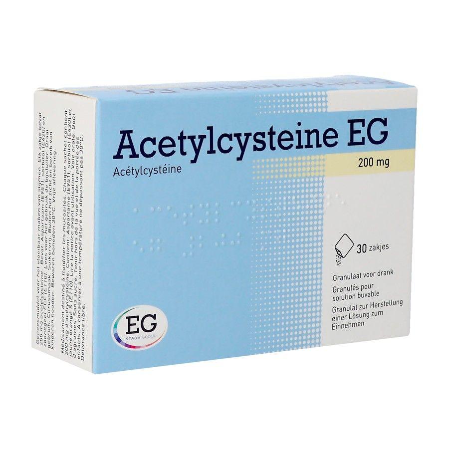 Acetylcysteine EG Sachets 30x200 mg  -  EG
