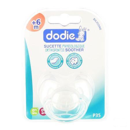 Dodie Fopspeen Fysio Silic. 1 + 6m Super Baby