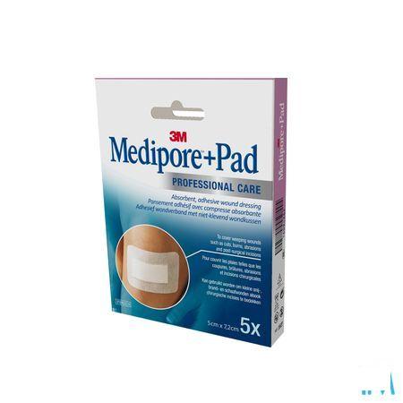 Medipore + Pad 3m 5x 7,2cm 5 3562p  -  3M