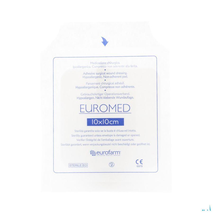 Euromed 10x10cm 1 Eilandpleister Steriel  -  I.D. Phar