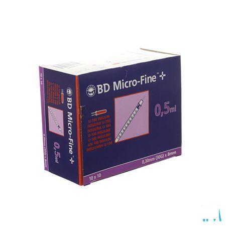 Bd Microfine+ Ins.Spuit 0,5  ml 30G 8,0Mm100 324825