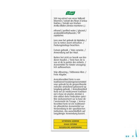 Arnicaforcemed Forte Gel 100 ml  -  A.vogel