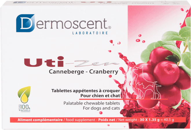 Dermoscent Uti-Zen Hond Kat Tabl 30