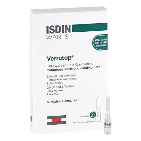 Isdin Verrutop Warts Oplossing Ampullen 4x0,1ml  -  Isdin