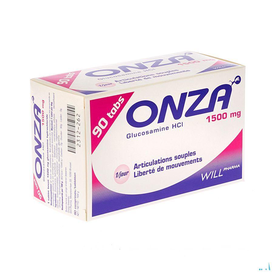 Onza 1500 mg Soepele Gewrichten Tabletten 90  -  Will Pharma