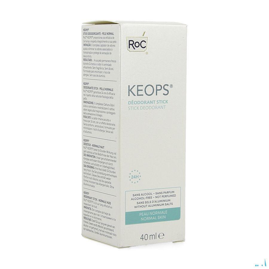 Roc Keops Deo Stick sans alc sans parfume 40 ml  -  Roc