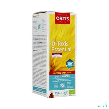 D Toxis Essential Zonder Iodium Appel Bio 250 ml