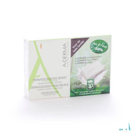 Aderma Havermelk Duo Wasstuk 2x100 gr  -  Aderma