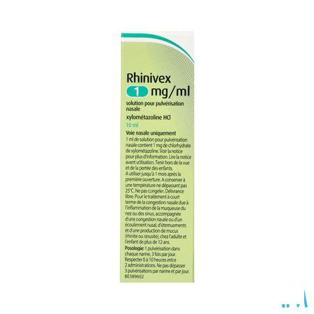 Rhinivex 1 mg/ml Neusspray Oplossing 10 ml