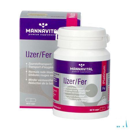 Mannavital Fer Platinum V-Capsule 60