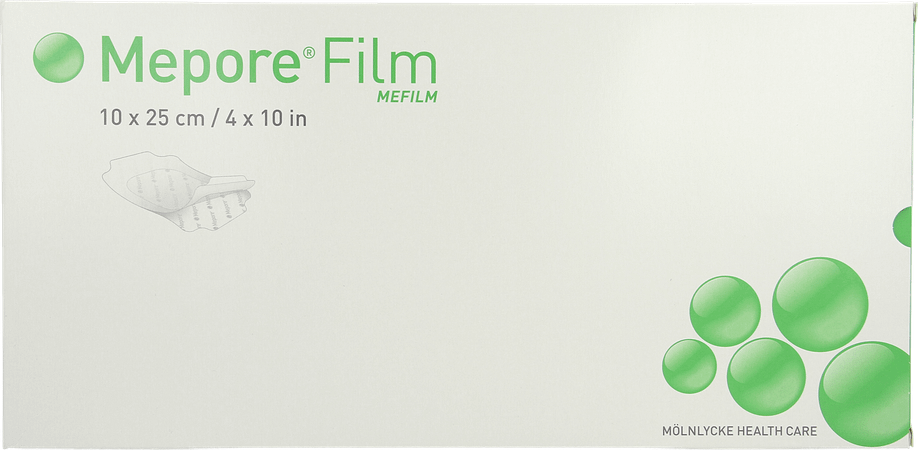 Mepore Film Verband Ster Tr. Adh 10X25Cm 10 272570  -  Molnlycke Healthcare