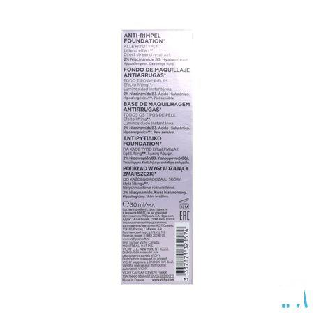 Vichy Fdt Flexilift Teint Anti rides 35 Sade 30 ml  -  Vichy
