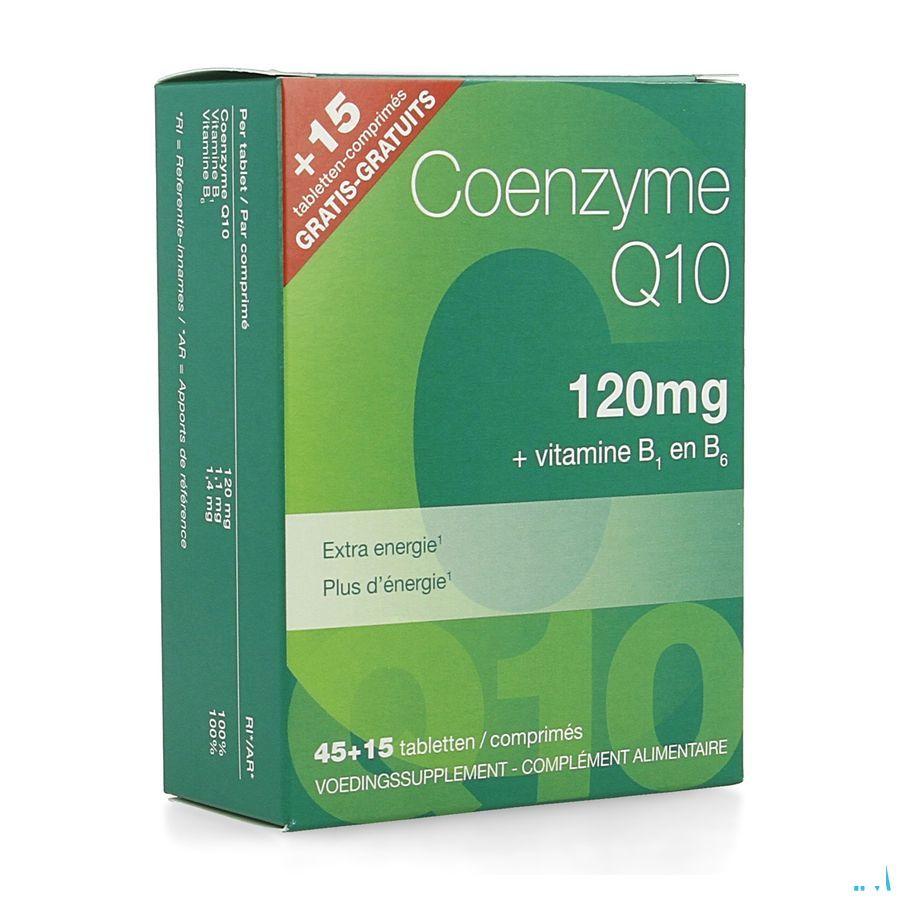 Coenzyme Q10 120Mg Tabl 45+15 Gratuit Revogan
