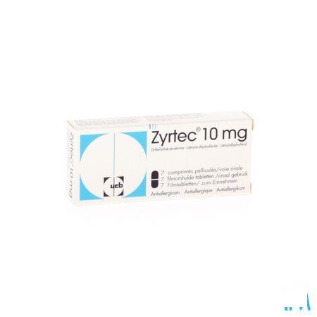 Zyrtec 10 mg Filmomhulde Tabletten 7 X 10 mg