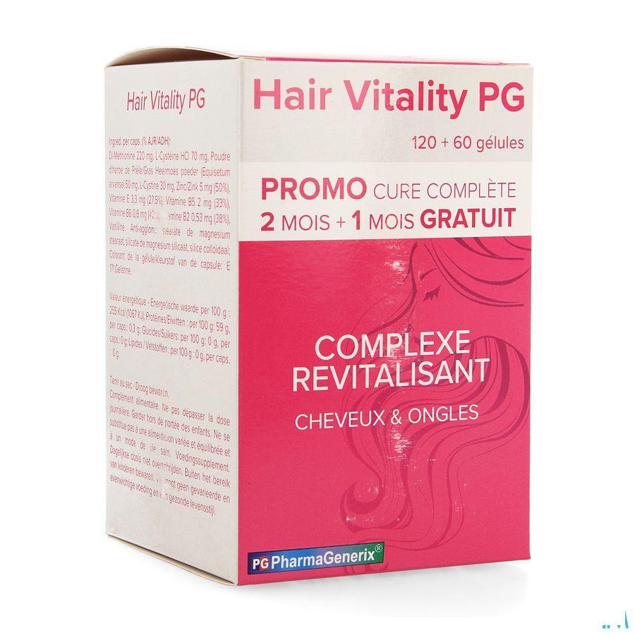 Hair Vitality Pg Pharmagenerix Capsule 3x60  -  Superphar