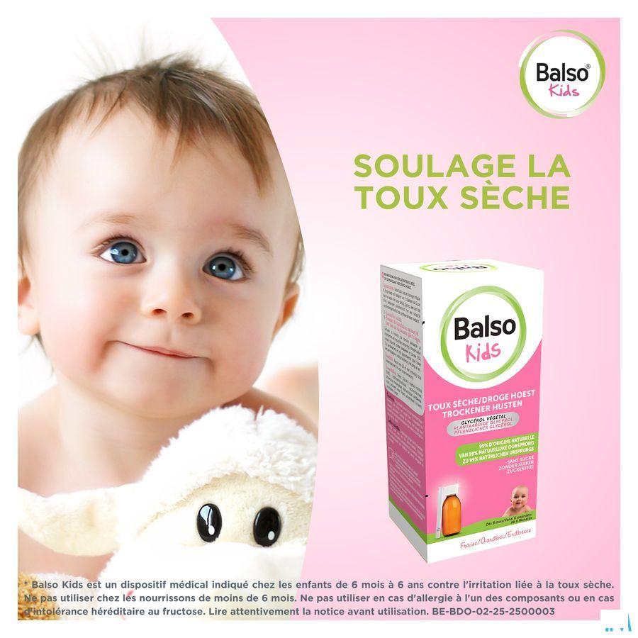 Balso Kids Hoestsiroop Z/Suiker 125ml + Pipet