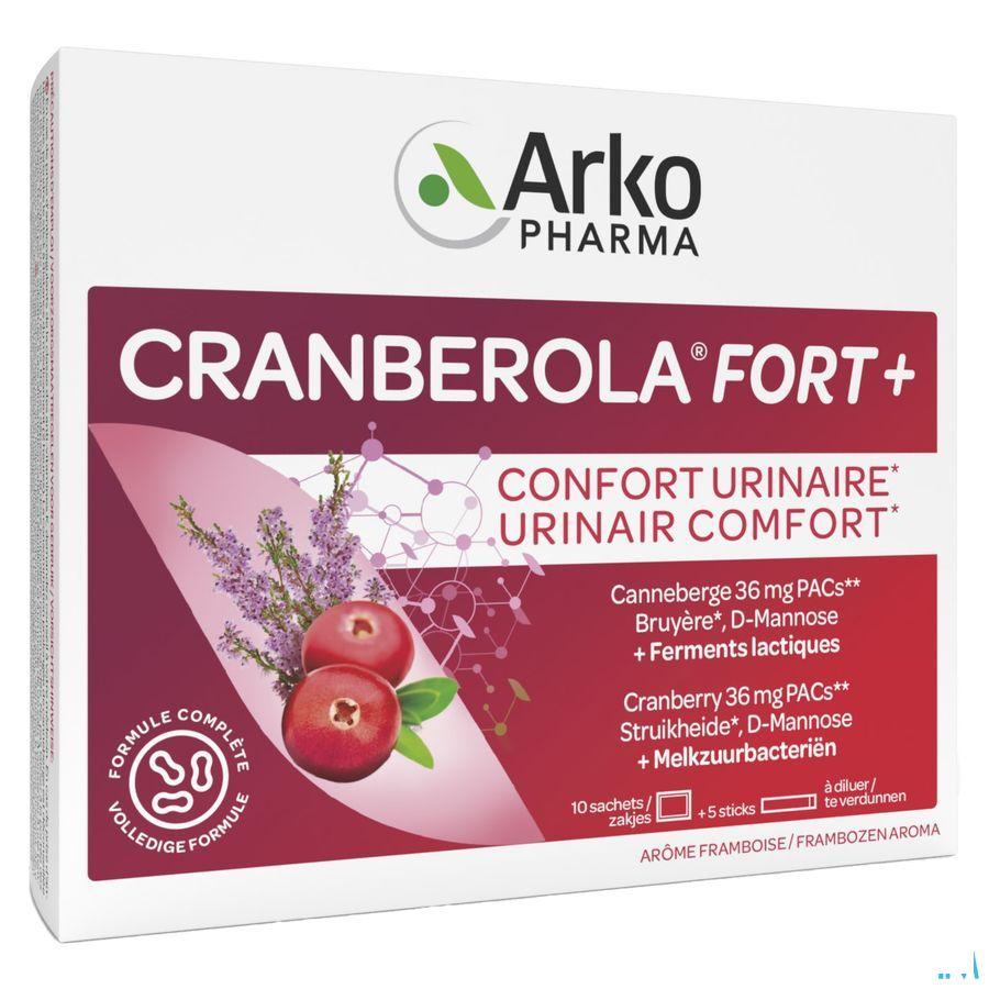 Cranberola Forte + Sach 5 + Stick 10  -  Arkopharma