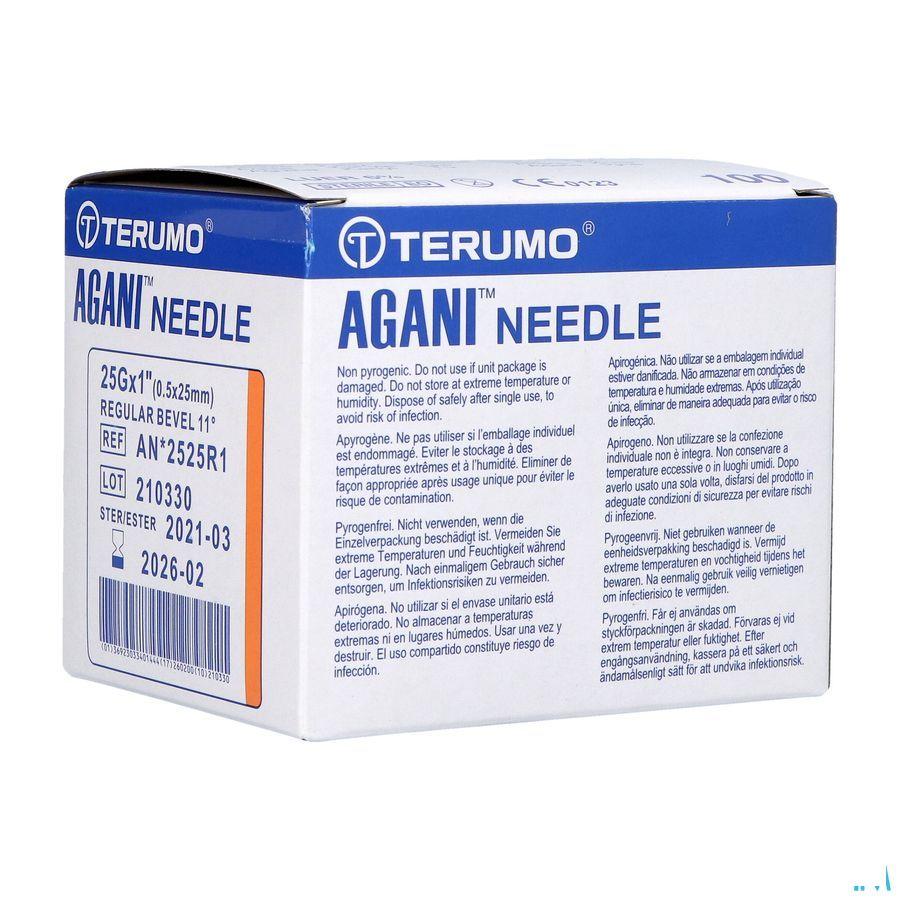 Terumo Aiguille Agani 25G 1 Rb Orange 100  -  Terumo Europe