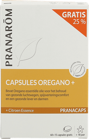 Pranacaps Bio Origan Plus Caps 75  -  Pranarom