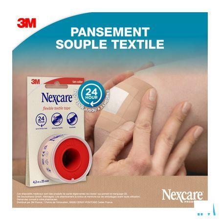 Nexcare 3M Textile Flexibele Tape 4,2m x 25mm Nt04-2