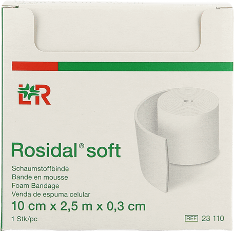 Rosidal Soft Schuimband 10 x 0,3cm x 2,5m Indiv.23110