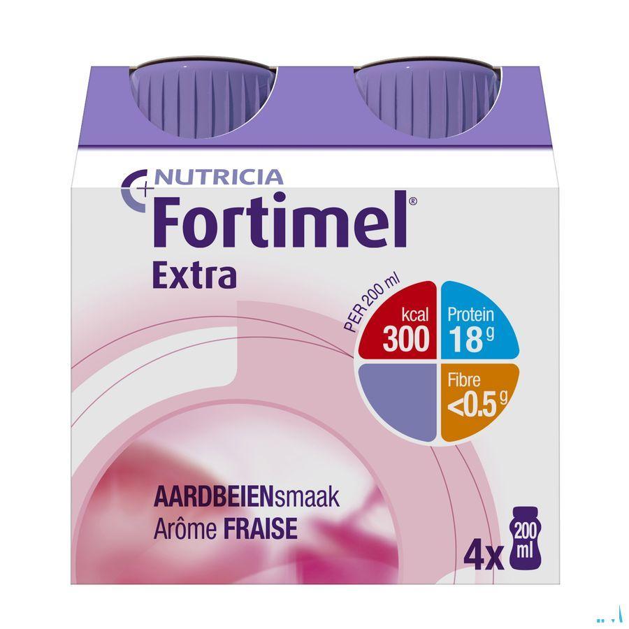 Fortimel Extra Fraise 4x200 ml 2401487  -  Nutricia