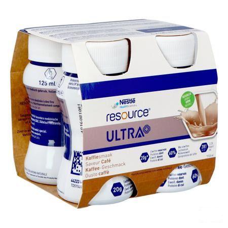 Resource Ultra+ Koffiesmaak 4X125 ml