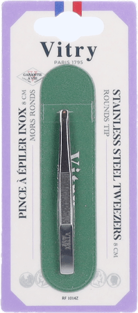 Vitry Classic Pince Epiler Rond Inox 1014  -  Vitry