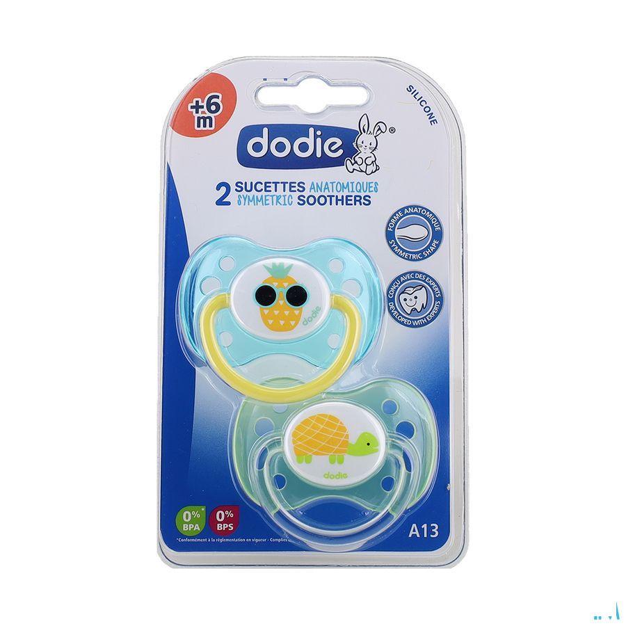 Dodie Fopspeen Anatomisch Silic. + 6m Meisje 2