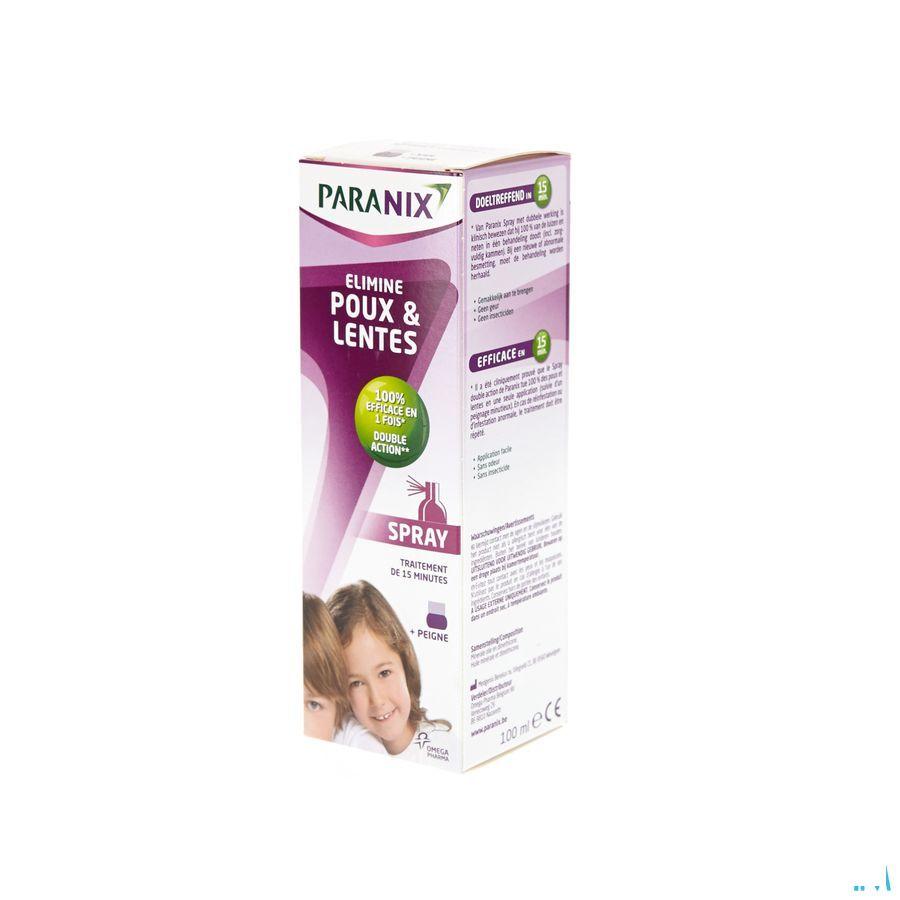 Paranix Spray Avec Peigne 100 ml