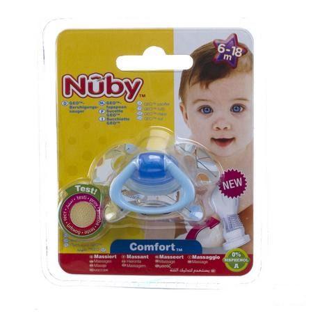 Nuby Geoac Orthodontische Fopspeen - 6-18m  -  New Valmar
