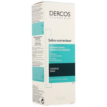 Vichy Dercos Sebo Correct. Chev Gras Shampooing 200 ml  -  Vichy