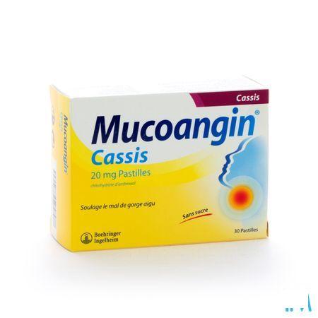 Mucoangin Zwarte Bes Zuigtabletten 30x20 mg