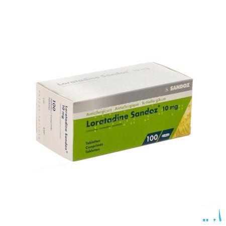 Loratadine Sandoz Comprimes 100 X 10 mg 