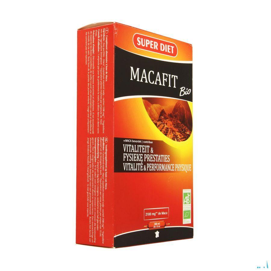 Super Diet Macafit Bio Ampoule 20x15 ml  -  Superdiet Laboratoires
