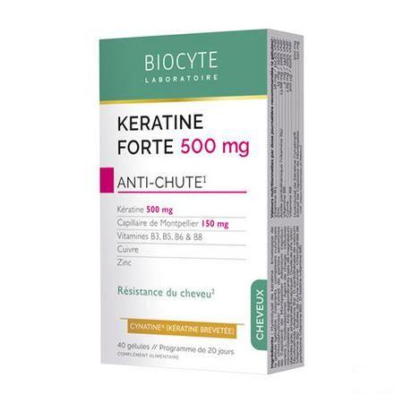 Biocyte Keratine Forte Haaruitval Capsule 40  -  Biocyte