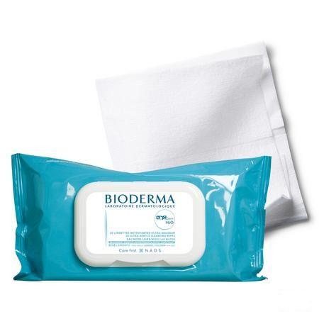 Bioderma Abc Derm H20 Reinig.doekjes zonder parab. 60