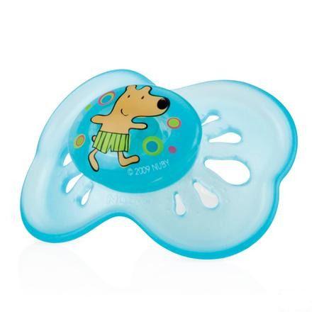 Nuby Pastelsac Ovale Fopspeen - 6-18m  -  New Valmar