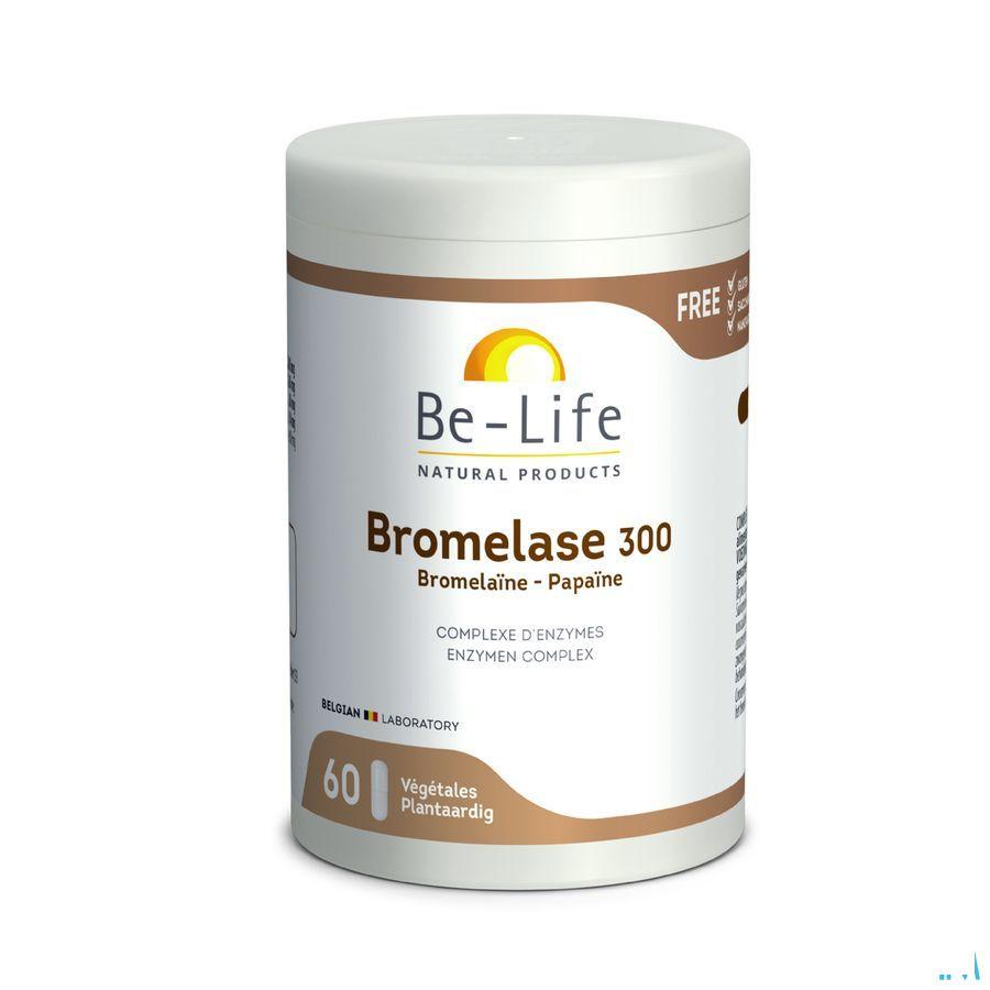 Bromelase 300 Be Life Pot Gel 60  -  Bio Life