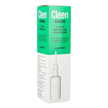 Cleen Enema 11 gr/24 gr Oplossing Rectaal Gebruik Flacon 133 ml 