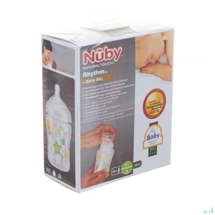 Nuby Recharges Pour Biberon Anti colique Sachets 50  -  New Valmar