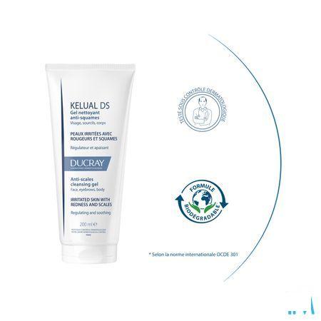 Ducray Kelual Ds Reinigingsgel A/Schilfers200 ml