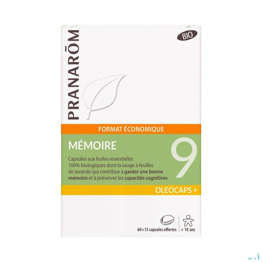 Oleocaps+ Bio 9 Geheugen Maxi Caps 75  -  Pranarom