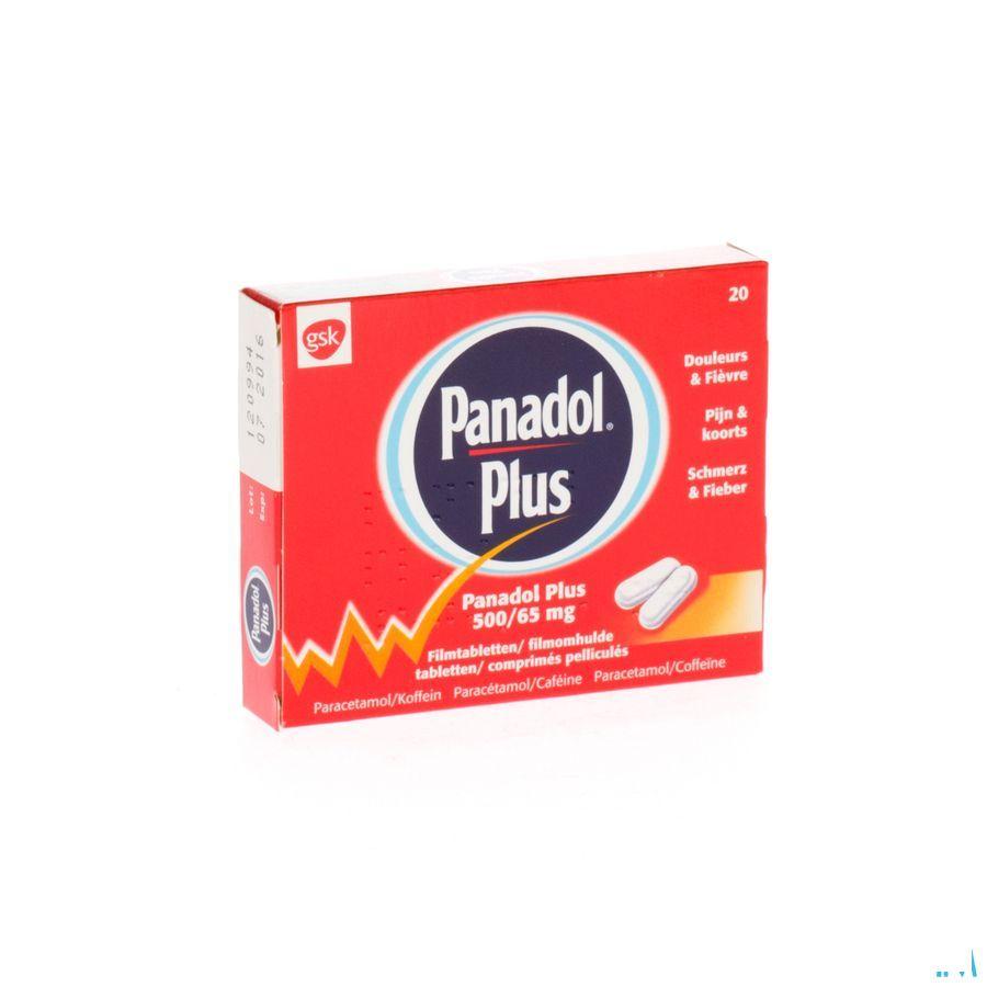 Panadol Plus 500 mg/65mg Filmomh Tabl 20