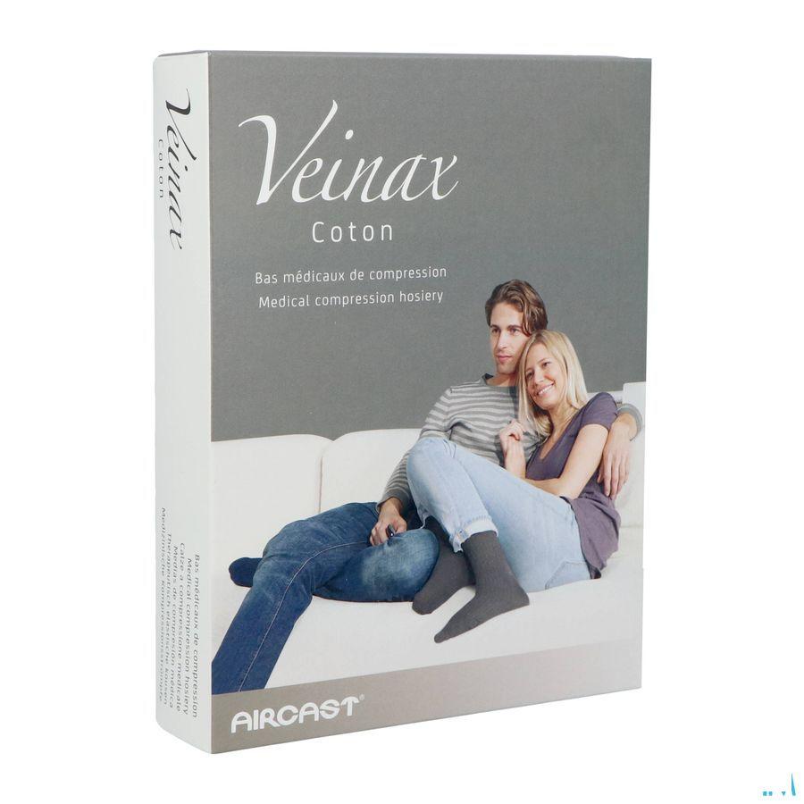 Veinax Kous Katoen Man 2 Lang Zwart Maat 5