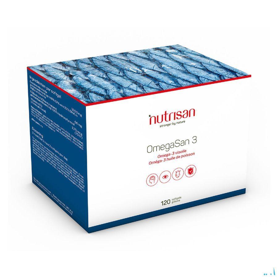 Omegasan 3 120 Softgels   -  Nutrisan