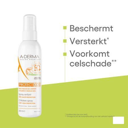Aderma Protect Spray Enfant Ip50 + 200 ml  -  Aderma